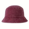 1pc 5 Color Sunshade Fisherman Hat Wide Brim Washed Denim Outdoor Sun Hat Flat Hat Suitable for Fishing Hiking Beach Sports