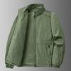 Men's Spring and Autumn Thin Casual Sports Jacket Youth Plus Size Windproof Workwear Outdoor Simple Jacket