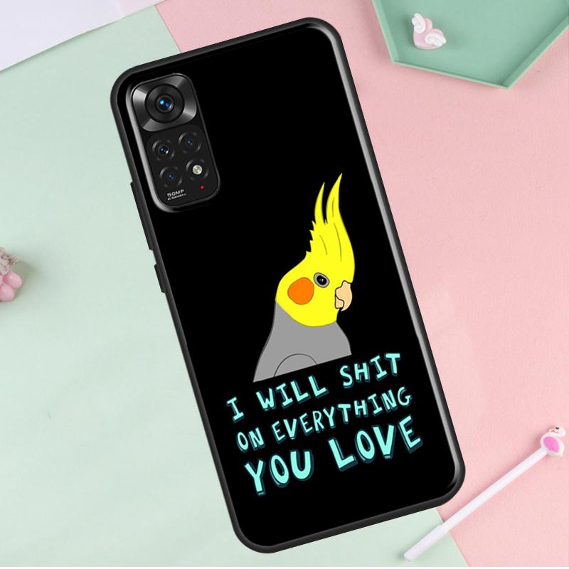 

Попугай птица для Redmi Note 12 Pro Plus Чехол для Redmi Note 10 8 9 11 Pro 12S 11S 10S 9S 9C 10C 12C Чехол Redmi Note 11S