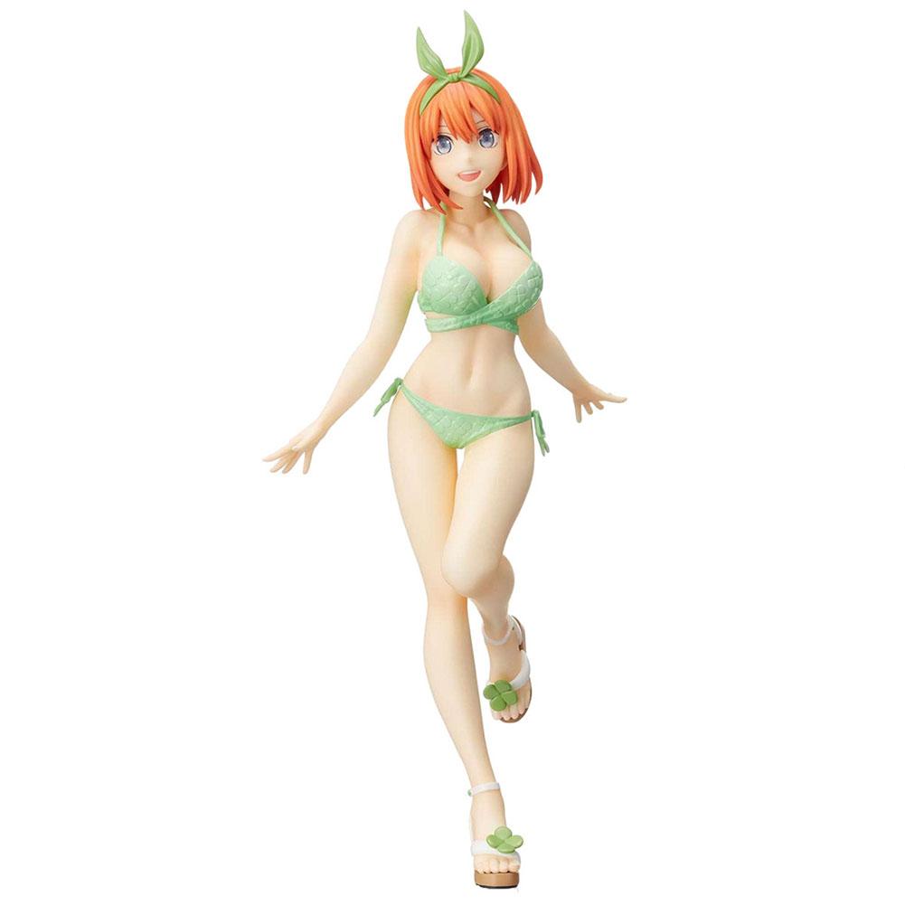 Anime Nakano Ichika Figure Nakano Nino Nakano Itsuki Nakano Yotsuba action figure Swimsuit Girl figurine Static Collection Dolls