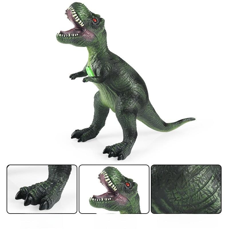 Soft Gel Dinosaur Figures For Kids With Sound And Static Features Dinosaur Animal Toys