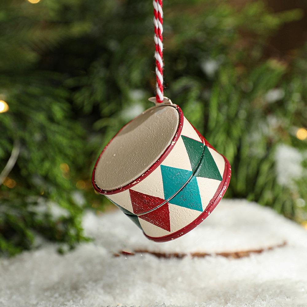 Nordic Style Xmas Tree Hanging Pendant Iron Snowflake Pendant  Party Favors