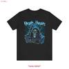 Tod Erwartet Sensenmann T-Shirt Gothic Stil für Liebhaber dunkler Ästhetik Perfekt für Streetwear-Enthusiasten und Fans Goth vintage