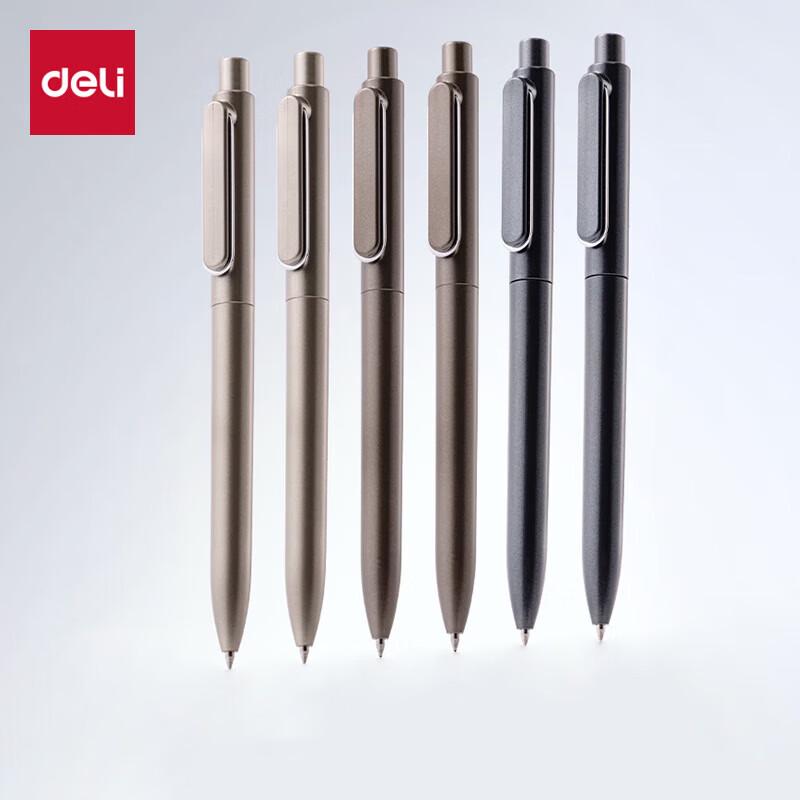Deli A12 Lesu Black Gel Pen