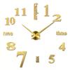 3D Wall Clock Luminous Frameless Wall Clocks DIY Digital Clock Wall Stickers Silent Clock for Home Living Room Office Wall Decor2