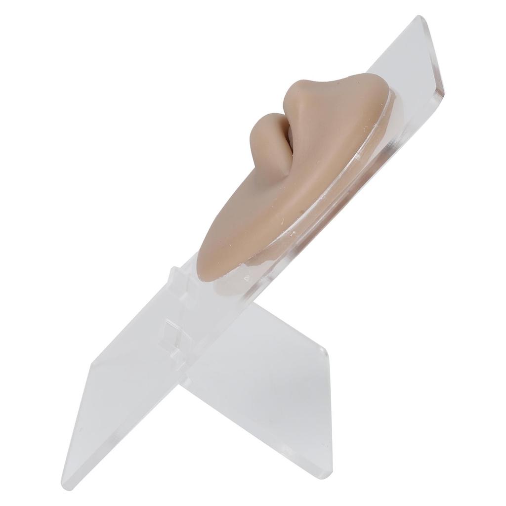 Silicone Lips Model 3D High Simulation Lifelike Elastic Lip Piercing Tattoo Practice Fake Lip Model for Training