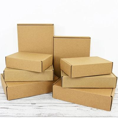 10KS hnedý sulfátový kartónový obal Svadobná párty Malé darčeky Ručne vyrábané mydlo Čokoládové cukrovinky darčeková krabička 15*10*4CM