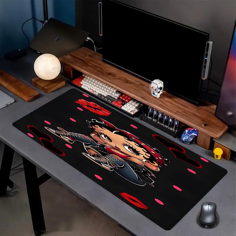 Sexy Doll Print Mouse Pad, Anti‑Slip Desktop Keyboard Mat, for PC Laptop Gaming Working Daily Use, Cool Festival Surprise Gift