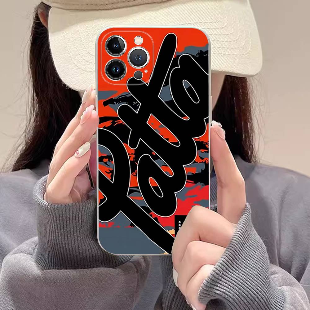 

Модный Чехол P-Patta Для IPhone 17 16 15 14 13 12 11 Pro Max Plus Мягкий Чехол Персонализированный DIY iPhone 14 plus