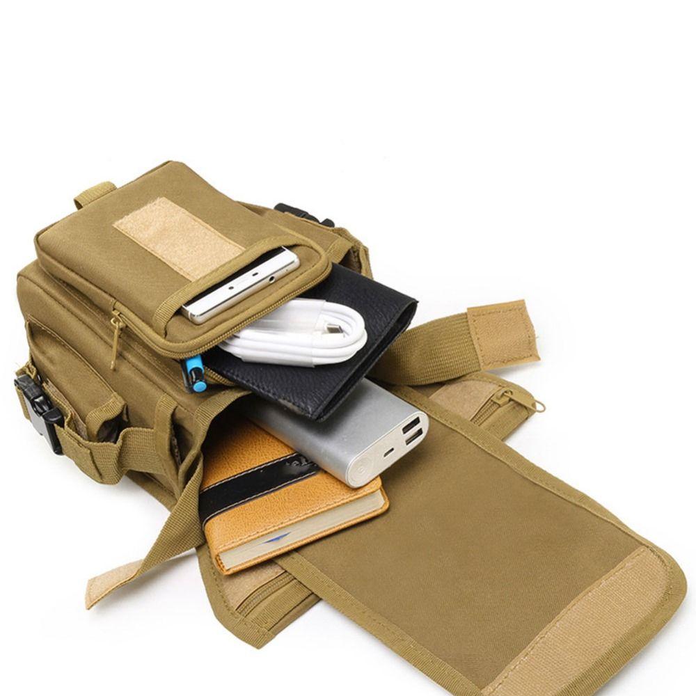Multiple Pockets Drop Leg Bag Durable Drop Leg Belt Pouch  Outdoor Equipment Bag