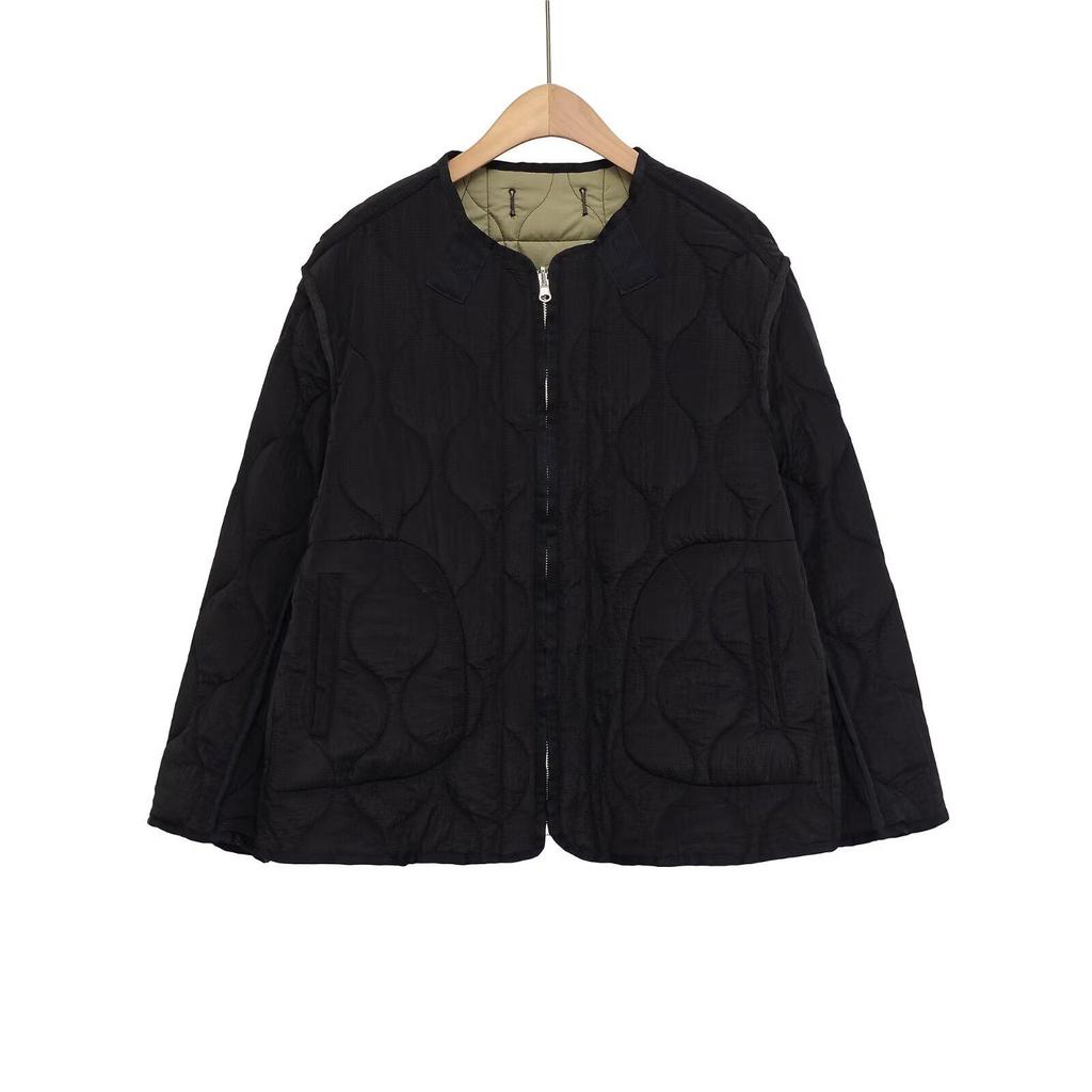 European American Women's Street Fashion Quilted Cotton Jacket