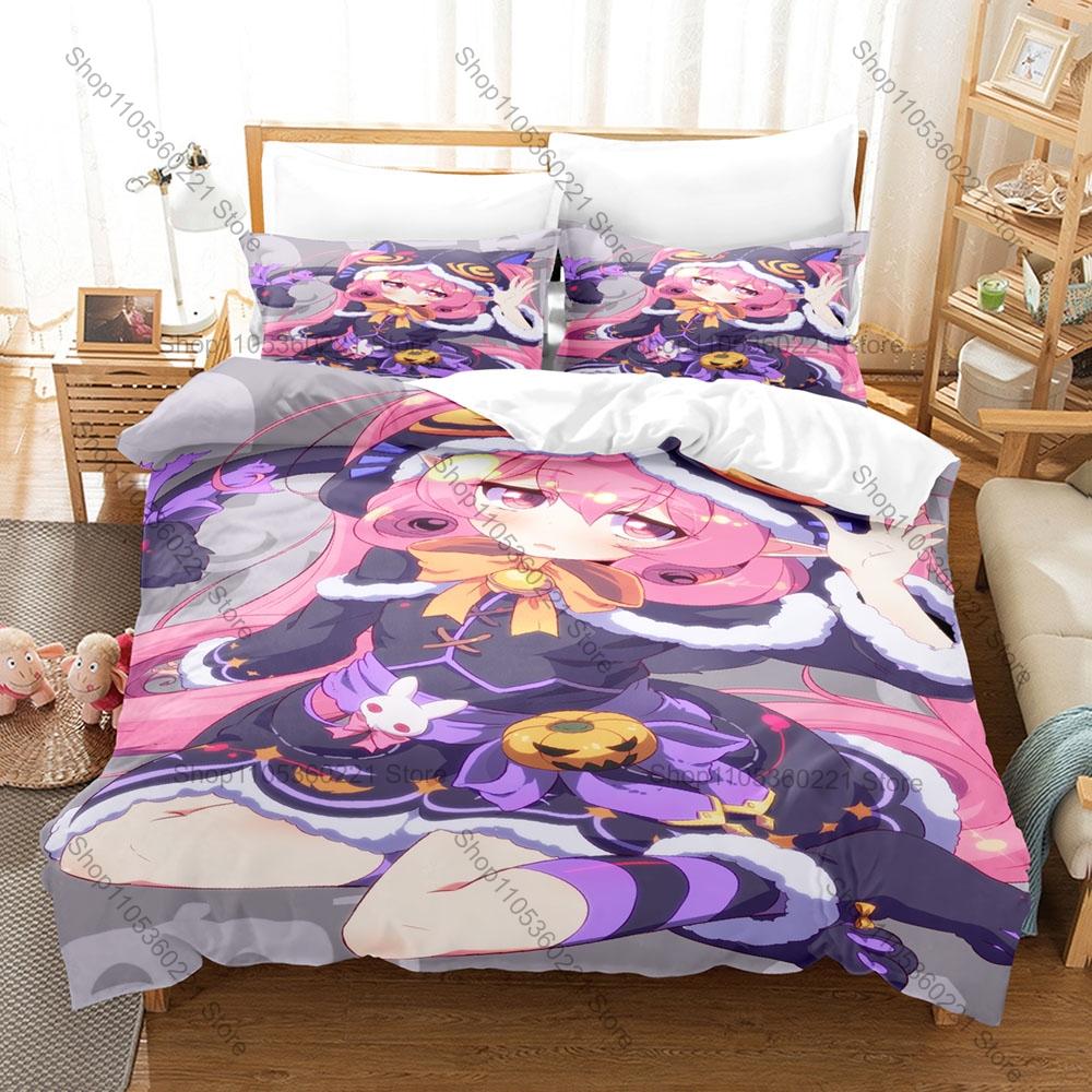 Popular Game Hero Neneka Duvet Cover + 2 Pillowcases, Vivid Character Design Bedding Set All Season Use for Gaming Enthusiasts