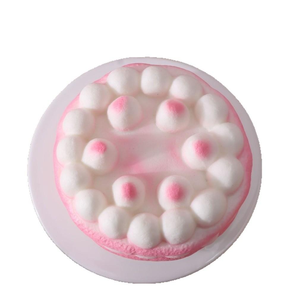 Simulation Raspberry Birthday Cake Squishy Fingertip Toy PU Relieve Stress Toys  Gift