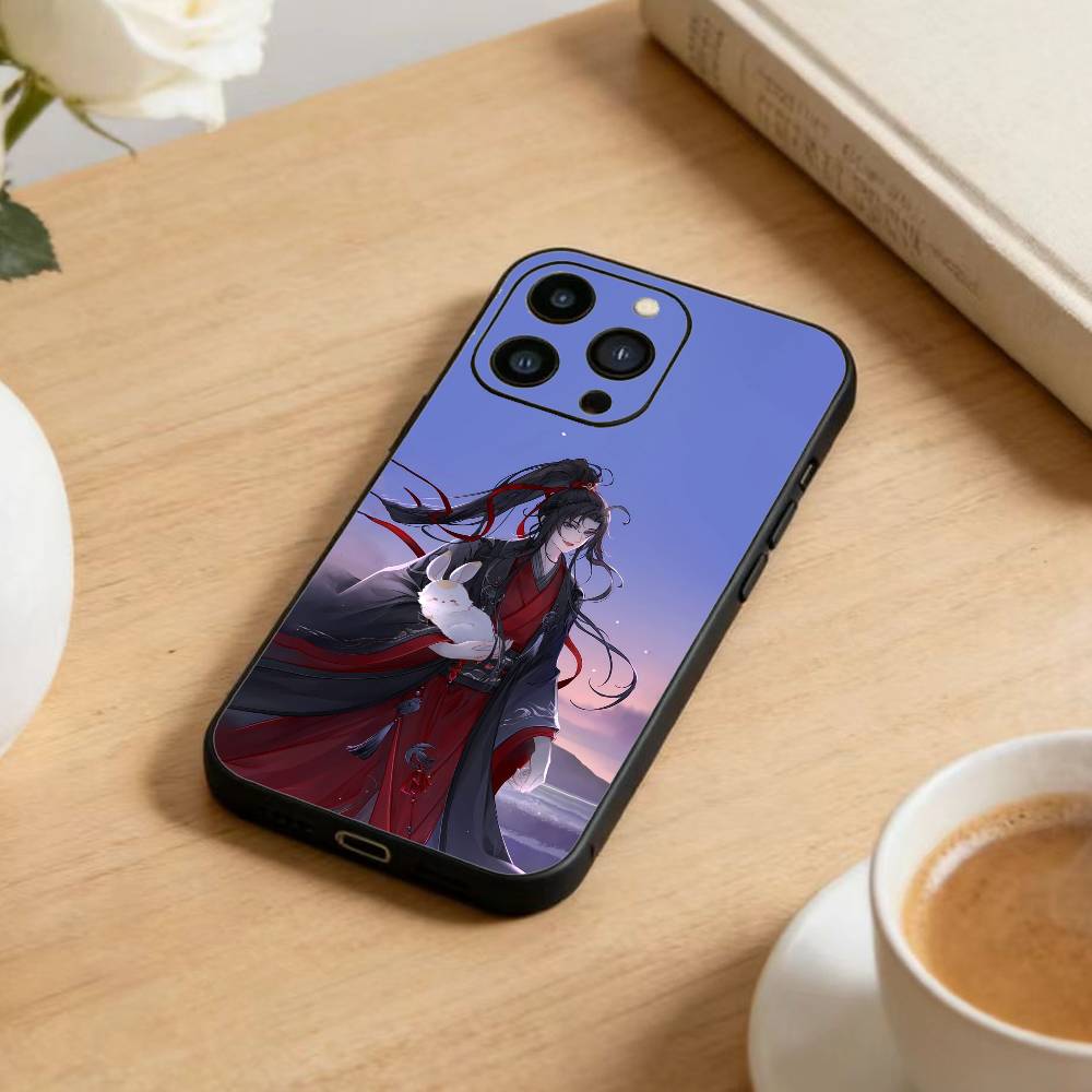 Grandmaster-Demonic Cultivation Phone Case For iPhone 17 16 15 14 13 12 Max Plus Silicone Black Cover