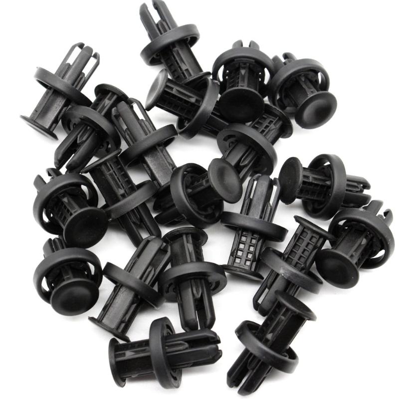 91505TM8003 Bumper Clips Suitable for 10mm Holes Weatherproof Plastic Fasteners Easy Snap Mechanism for Automotive