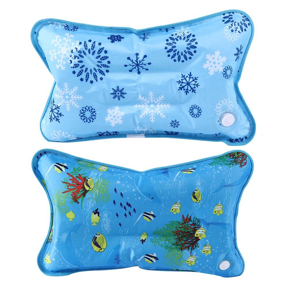 Children Adult Waterproof Ice Pillow Cooling Cushion Water Pillow for Home Travel