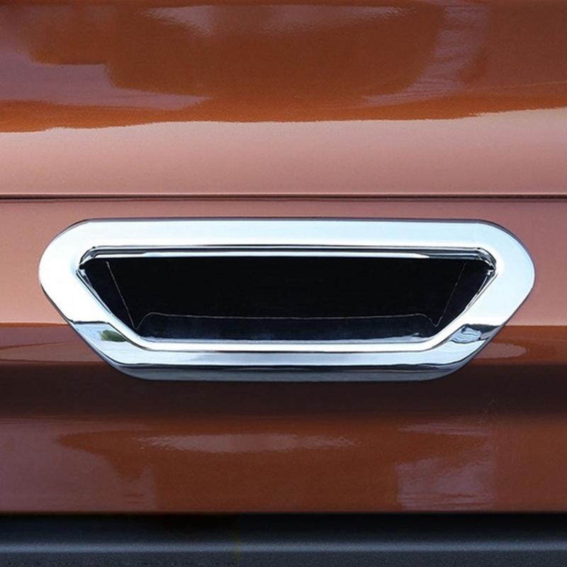 Прочный - Для Ford Escape Kuga 2013-2018 Хромированная накладка на ручку двери багажника, накладка на замок, декоративная молдинг серебряный
