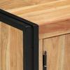 Shoe Cabinet with Shelf Brown 56 X 35 X 70 Cm Solid Acacia Wood