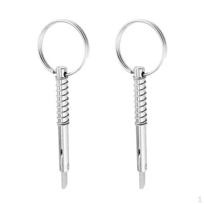 2x Bolzen für Boots-Bimini-Top-Deckscharnier Marine 316 5X51mm