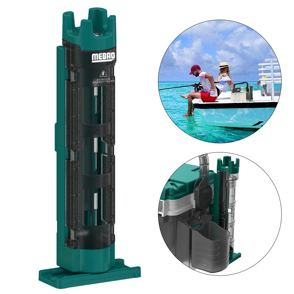 Fishing Rod Holder Stand Adjustable Fishing Rod Barrel Holder Portable Fishing Rod Display Bracket Movable Base Fishing Gear