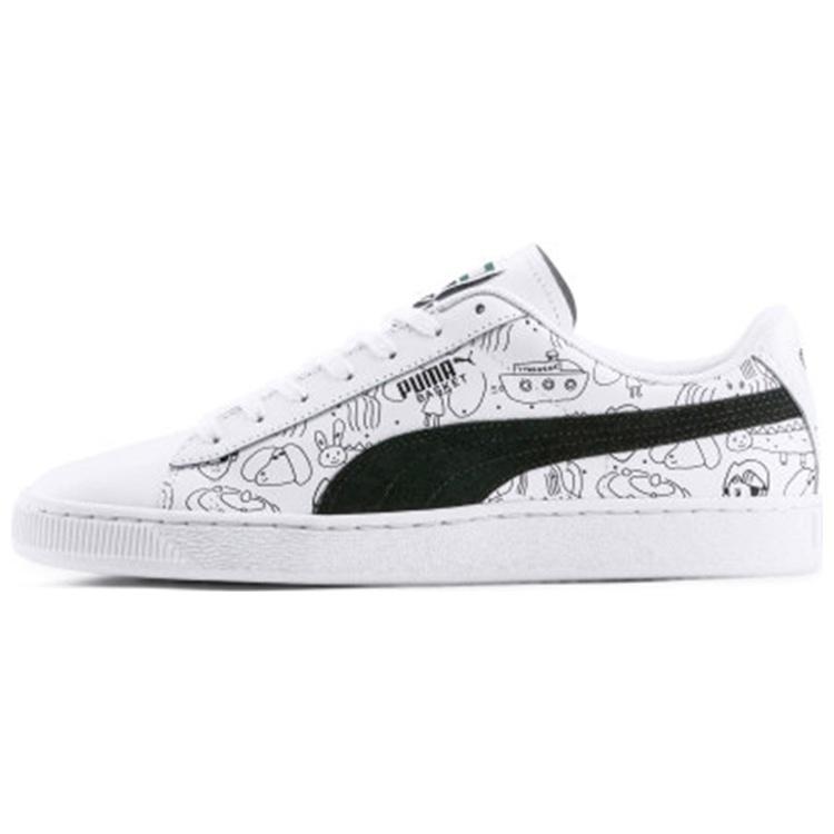 PUMA Tyakasha x Basket White Men s 370125-01 EU 45
