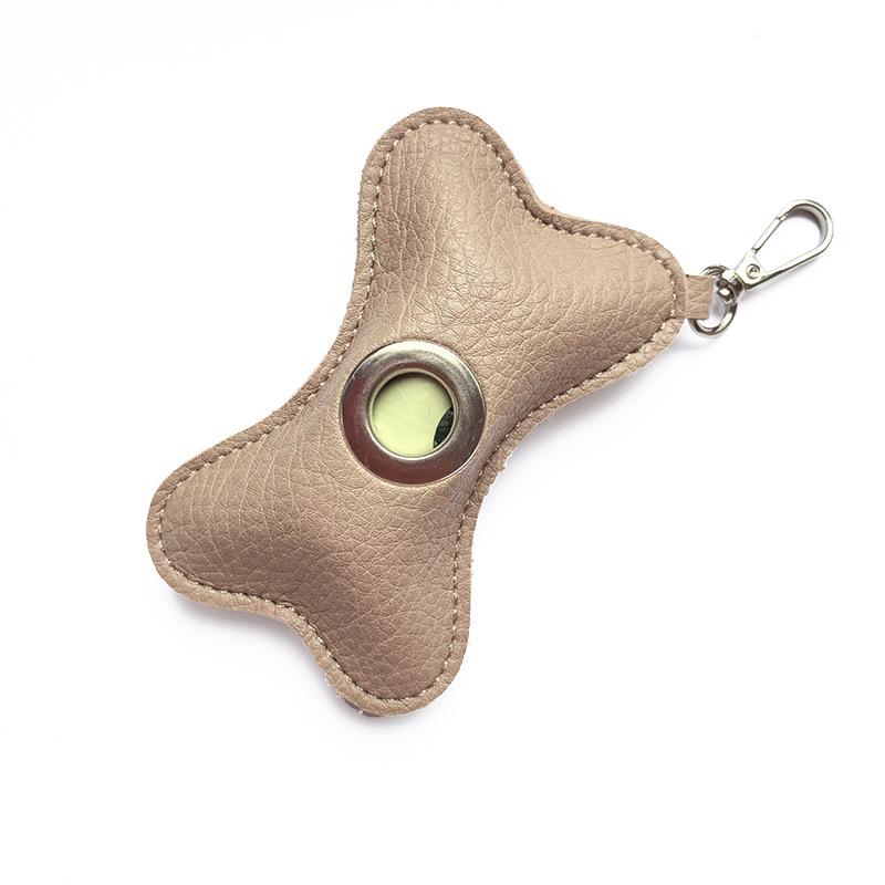 

Portable PU Leather Dog Poop Bag Dispenser - Stylish, Must-Have for Walking Your Pet