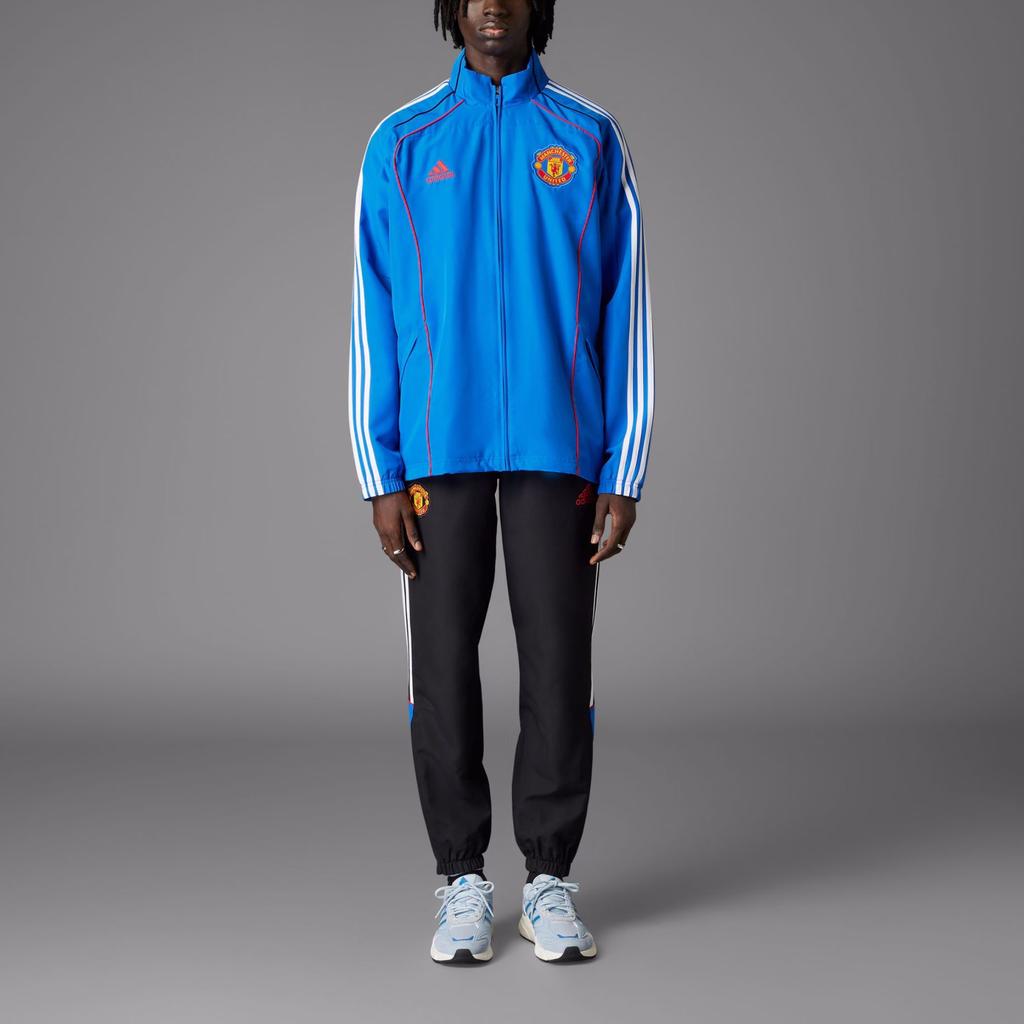 Adidas Manchester UnitedTrack UBP TOP Jacket Men's Blue JF0372