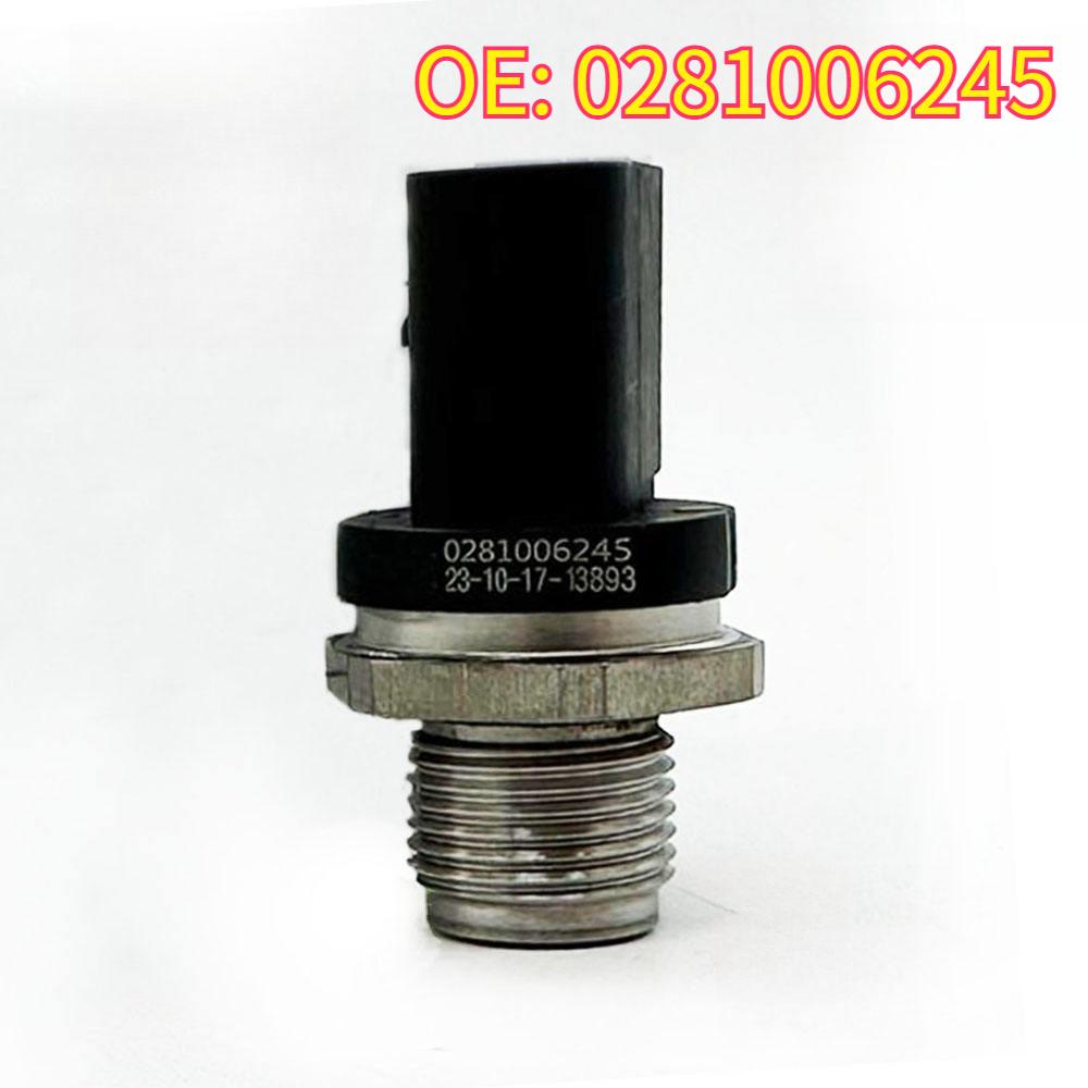 Original High Quality New For 0281006245 For BMW F01 F10 F18 X5 E70 X6 E71 E72 2011-2019 Fuel Rail Pressure Sensor