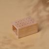 18 Holes Wood Nail Drill Bits Holder Stand Display Storage Box Nail Grind Head Organizer Empty Container Case Manicure Tool