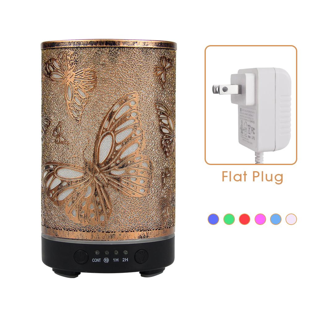 100ml Humidifiers Cool Mist Top Fill Essential Oil Diffuser for Bedroom Large Room Home Baby Nursery and Plants with Nightlight