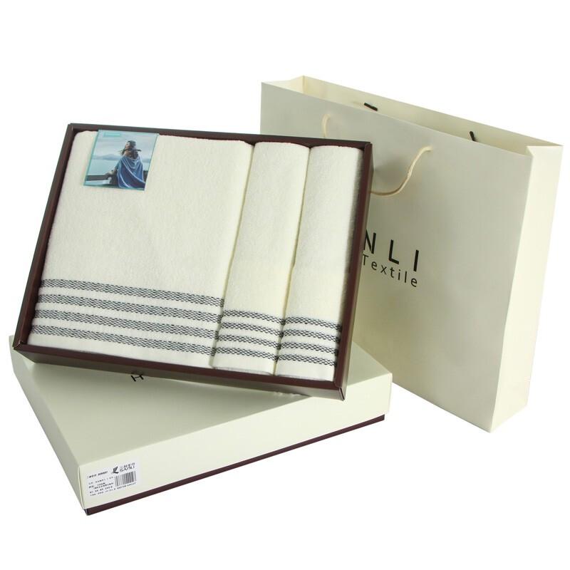 Sanli Provence Satin Terry Towel & Bath Towel 3-Piece Set