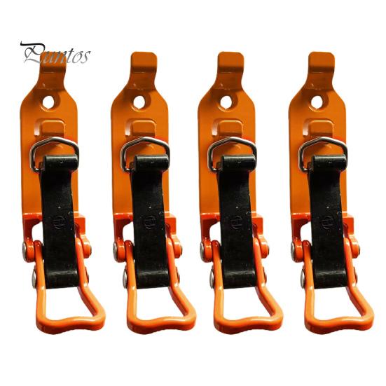 

4 шт. кронштейны для лопат, металлические зажимы, нержавеющие, прочные, быстросъемные, несущие, оборудование, держатель для инструментов, крепление, автомобильные аксессуары 4pcs оранжевый