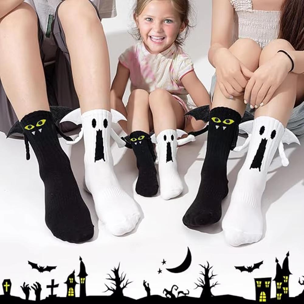 Breathable Halloween Socks Novelty Couple Socks Funny Magnetic Socks  Halloween