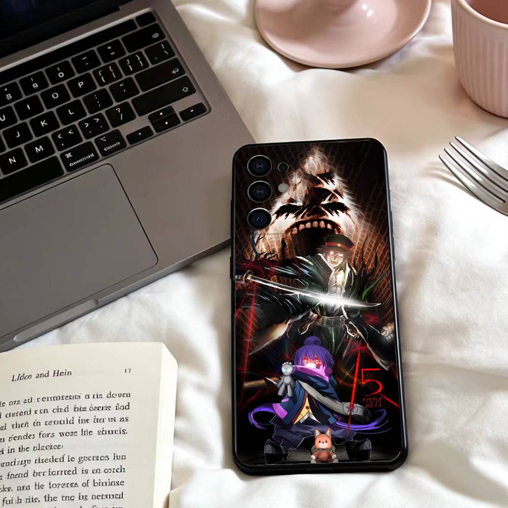 Anime D-Dark G-Gathering Phone Case For Samsung S25,24,23,22,30,21,10,9,Ultra,Plus,Lite,FE,4,5 G Soft Black Case