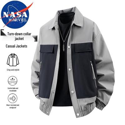 Men's NASA MARVEL Loose Fit Spring/Autumn Casual Jacket