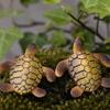 3PCS   Mini Animal Model Resin Ornaments Aquarium Fish Tank Home Landscape Decoration
