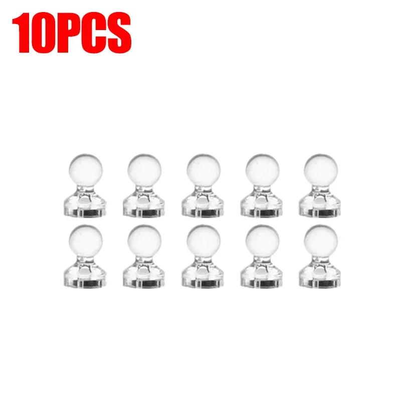 

50/10 шт. Прозрачная магнитная кнопка с сильным магнитом, присоска для холодильника, белой доски, домашнего офиса, неодимовая кнопка