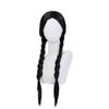 Long Black Cosplay Wig With Straight Hair For Women 65-70cm Length