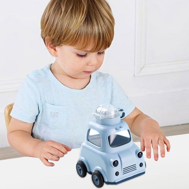 Wasserflasche 600ml Autodesign Teetasse Großes Fassungsvermögen Trinkflasche Wiederverwendbarer Getränkebehälter für Roadtrip Outdoor Pendeln