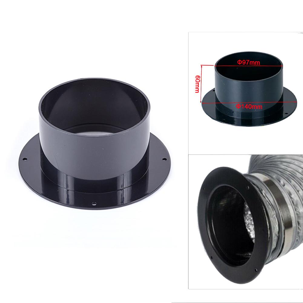 Flangia Da Parete In ABS Per Condotti D'Aria 100 Mm - Connettore Liscio Per Tubi Di Ventilazione