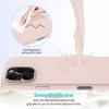 For iPhone 16 Pro Phone Case WANLONFENG GJ Series Liquid Silicone TPU Cover Large Cutouts with 2Pcs Screen Film