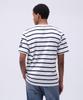 AVIREX NAVAL POCKET T-SHIRT Navy Border L 783-5934011