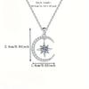 Elegant Crescent Star Pendant Necklace, Suitable for Daily Wear At Parties and Weddings, Bridesmaids' Mother's Day Birthday