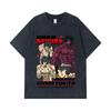 275 GSM Washed T-shirts 100% Cotton Baki V5 Ohma Print Unisex Heavy Cotton T Shirt