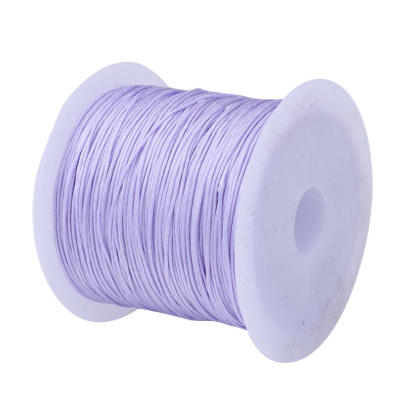 Boting Nr.. 73 Rot 0,6 mm Nicht-elastische Kordel für DIY Halsketten- und Armbandherstellung.