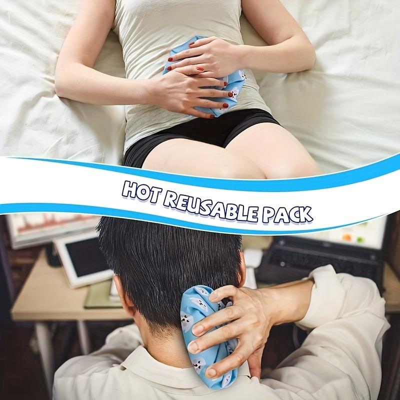Cartoon Gel Ice Pack, Reusable Cold Hot Compress Bag for Injury, Portable Foldable Therapy Ice Bag for Kids and Adults
