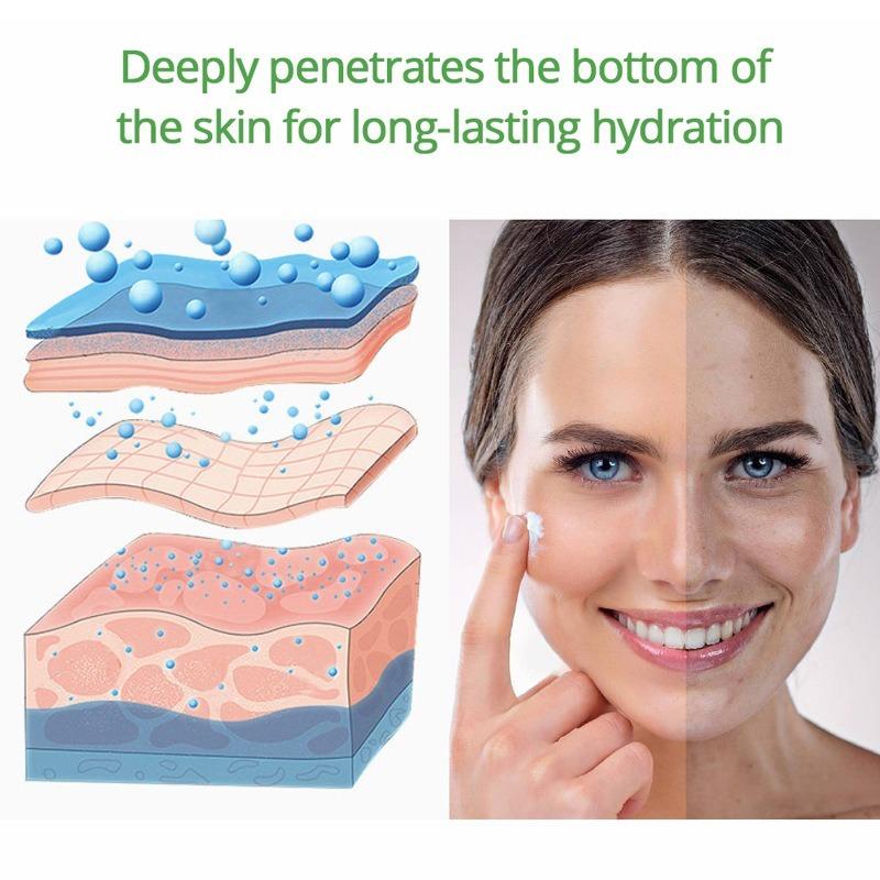 Tea Tree Moisturizing Serum Cream Anti-Acne Shrink Pores Face Cream Oil Control Hydrate Smooth Repair Skin Care