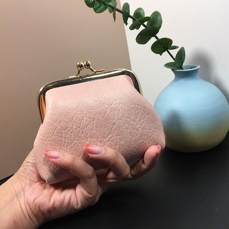 Frauen Neue Retro Geldbörse Damen Geld Schlüssel Kopfhörer Brieftasche Schnalle Candy Farbe Mädchen Münze Lagerung Taschen Beutel