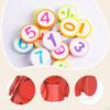 1 inch Math Manipulatives Counting Chips Discs 100Pcs for Bingo Games Multifunctional Sturdy Round