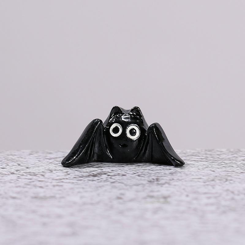 Halloween Cute Pumpkin Lantern Ghost Trinket Micro-landscape Plant Accessories, Keychain Pendant